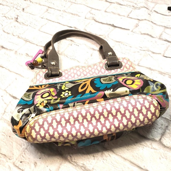 Fossil Key Per women's Coated Canvas Colorful Purse - Picture 3 of 6